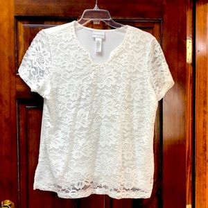 Alfred Dunner lace top
